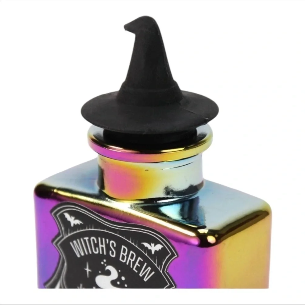 Target bullseye set of 3 Halloween Potion Bottles - Iridescent Black